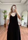 Sun Siyah Tşört Elbise