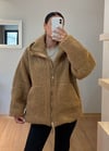 Teddy Kahverengi Peluş Mont