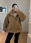 Teddy Kahverengi Peluş Mont