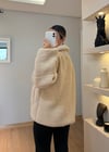 Teddy Krem Peluş Mont