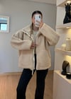 Teddy Krem Peluş Mont