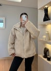 Teddy Krem Peluş Mont