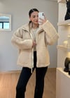 Teddy Krem Peluş Mont