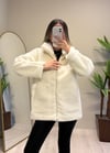 Tedy Beyaz Peluş Mont