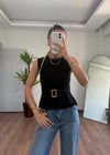 Toka Detay Sİyah Bluz