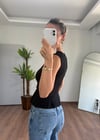 Toka Detay Sİyah Bluz
