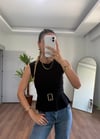 Toka Detay Sİyah Bluz