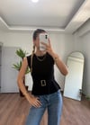 Toka Detay Sİyah Bluz