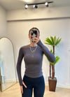 Vena Oysho İçi Şardonlu Parmak Geçmeli Füme Body