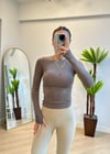 Vena Oysho İçi Şardonlu Parmak Geçmeli Vizon Body