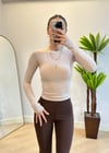 Vena Oysho İçi Şardonlu Parmak Geçmeli Krem Body