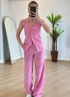 Vendy Pembe Yelek Takım