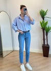 Veny Mavi Kesik Paça Zara Jean