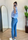 Veny Mavi Kesik Paça Zara Jean