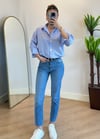 Veny Mavi Kesik Paça Zara Jean