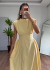 Vera Sarı Elbise