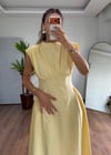 Vera Sarı Elbise