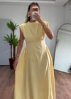 Vera Sarı Elbise