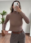 Vizon Boğazlı Pamuklu İnce Body