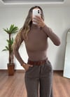 Vizon Boğazlı Pamuklu İnce Body
