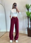 Wany Bordo Oversize Blazer Ceket