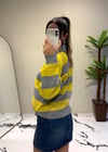 Wenda Sarı Çizgili Triko