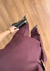 Yarım Kol Mürdüm Ceket Takım