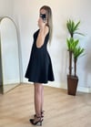 Zara Pileli Siyah Elbise