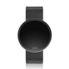 UPWATCH ROUND BLACK STEEL BLACK STRAP UNİSEX KOL SAATİ
