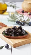 Gemlik  Az Tuzlu Baskı Siyah Zeytin Doğal Ev Yapımı