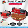 Frank & Müller Germany | Kırmızı Klasik Versiyon Taş Fırın Seti | XXL Derin Tepsili Versiyon | Pizza ve Lahmacun Makinesi