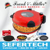 FRANK & MÜLLER GERMANY TAŞ FIRIN SETİ - KIRMIZI (TEPSİ HEDİYELİ)