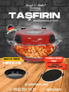 FRANK & MÜLLER GERMANY TAŞ FIRIN SETİ - KIRMIZI (TEPSİ HEDİYELİ)
