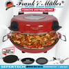 FRANK & MÜLLER GERMANY | TAŞ FIRIN SETİ | XXL DERİN TEPSİ VERSİYON | KIRMIZI