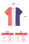 Bisiklet Yaka Kısa Kol Feel The Vıbe Baskılı Çift Renkli Taba Renk Erkek Çocuk Tshirt