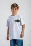 Ön Ve Arkası Baskılı Ekru Renk Erkek Çocuk Tshirt