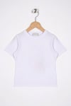 Patlı Düğmeli Basıc Ekru Gri Renk Erkek Çocuk Tshirt