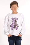 Wewe 224159 Erkek Cocuk 6-9 Yas Ayıcık Baskılı Sweat