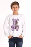 Wewe 224159 Erkek Cocuk 6-9 Yas Ayıcık Baskılı Sweat