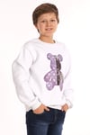 Wewe 224159 Erkek Cocuk 6-9 Yas Ayıcık Baskılı Sweat