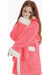 Bunny Kapşonlu Unisex Wellsoft Çocuk Peluş Sabahlık