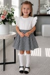Parla Kids  Kız Çocuk Kyle Kolsuz Bluz Etek Toka Takım, Takımlar – Parla Kids resmi ürün görseli