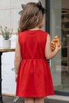Parla Kids Kırmızı Elbise File Beyaz Çorap Takım,  – Parla Kids resmi ürün görseli