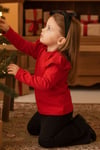 Parla Kids  Coco Kırmızı Fırfırlı Uzun Kollu İspanyol Alt Üst Eşofman Takım, İNDİRİM – Parla Kids resmi ürün görseli