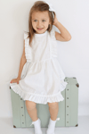 Parla Kids Kız Bebek Eloise Beyaz Fisto Elbise Toka Takım ELB-0084., İNDİRİM – Parla Kids resmi ürün görseli