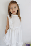 Parla Kids Kız Bebek Eloise Beyaz Fisto Elbise Toka Takım ELB-0084., İNDİRİM – Parla Kids resmi ürün görseli