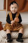 Parla Kids Kız Bebek Hardal Anna Jile Bandana Takım, İNDİRİM – Parla Kids resmi ürün görseli