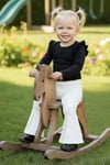 Parla Kids Kız Bebek Krem İspanyol Paça Yüksek Bel Lastikli Tayt Pantolon, İNDİRİM – Parla Kids resmi ürün görseli