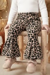 Parla Kids Kız Bebek Leopar İspanyol Paça Yüksek Bel Lastikli Tayt Pantolon, İNDİRİM – Parla Kids resmi ürün görseli