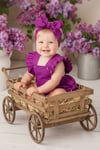 Parla Kids Lilanes Baby Salopette aus Baumwolle mit Haarband, İNDİRİM – Parla Kids resmi ürün görseli